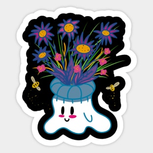 Little Ghost Garden Sticker